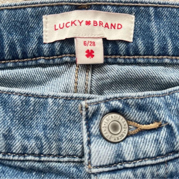 Lucky Brand 90s Loose High Rise Crop Jeans Womens Size 6/28 - Picture 4 of 7